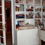 Placards de rangement sur mesure en bois laqué