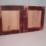portes de cuisine en bois recyclé et provenant d'anciennes cuve