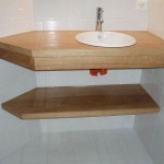 salle de bains sur mesure en chene massif