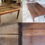 transformation d'une table repas en table basse