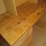 plateau de bureau en frêne ondé